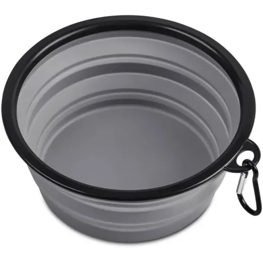 Altitude Poppy Collapsible Silicone Pet Bowl Open